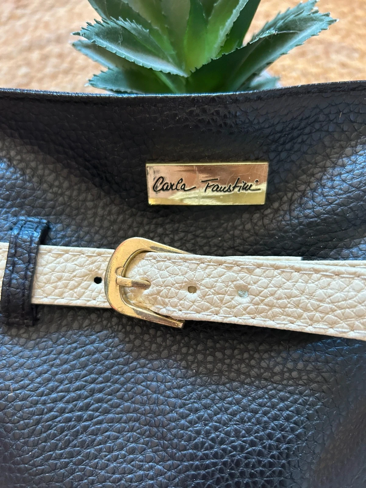👜🌿Vintage 90s bohemian sailor Coastal boho navy & white crossbody bag🌿👜 – photo 5